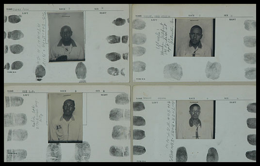 Crime Shots with Thumbprints